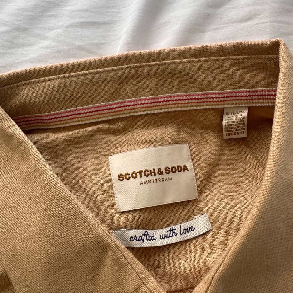 Scotch & Soda Beige Polo Shirt